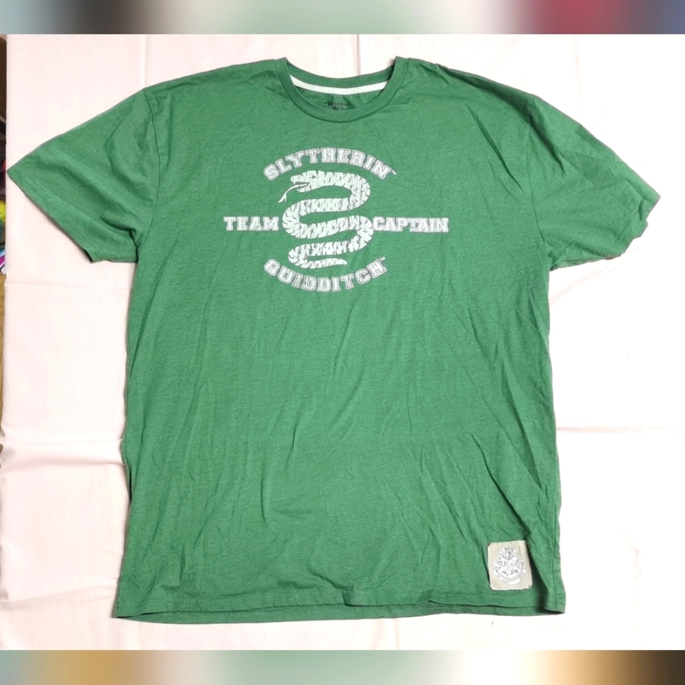 The Wizarding World Of Harry Potter Slytherin Green Men's T Shirt XL